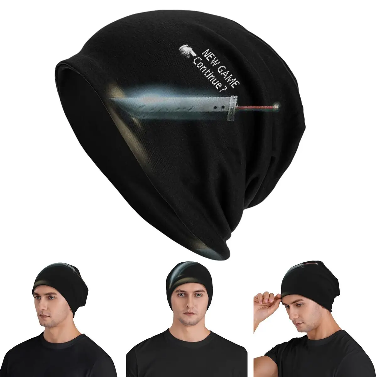 

Final Fantasy теплая вязаная шапка в стиле хип-хоп шляпа осень-зима уличные шапки шапки для мужчин женщин взрослых