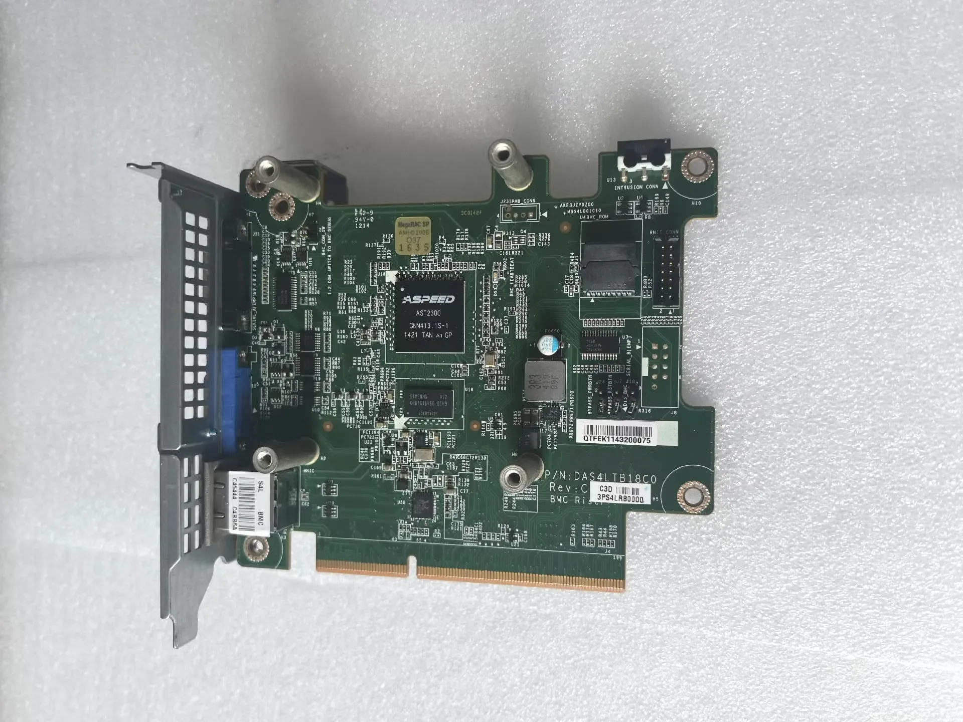 QR940 server IO card BMC Riser card supports out of band operation DAS4LTB18C0