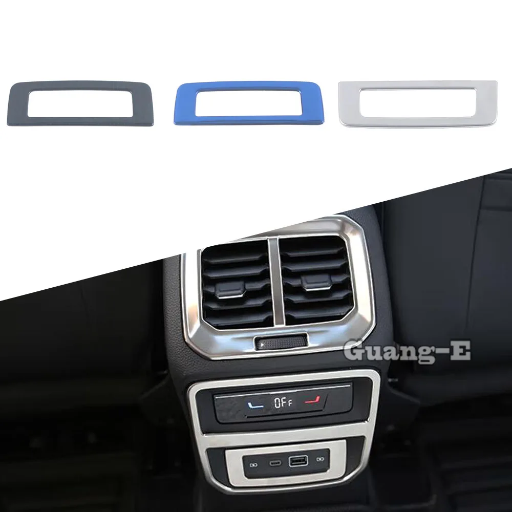 

For Volkswagen VW Tiguan L 2022 2023 2024 Rear Air Vent Outlet USB Charge Covers Trim Car Styling Interior Accessories 1Pcs