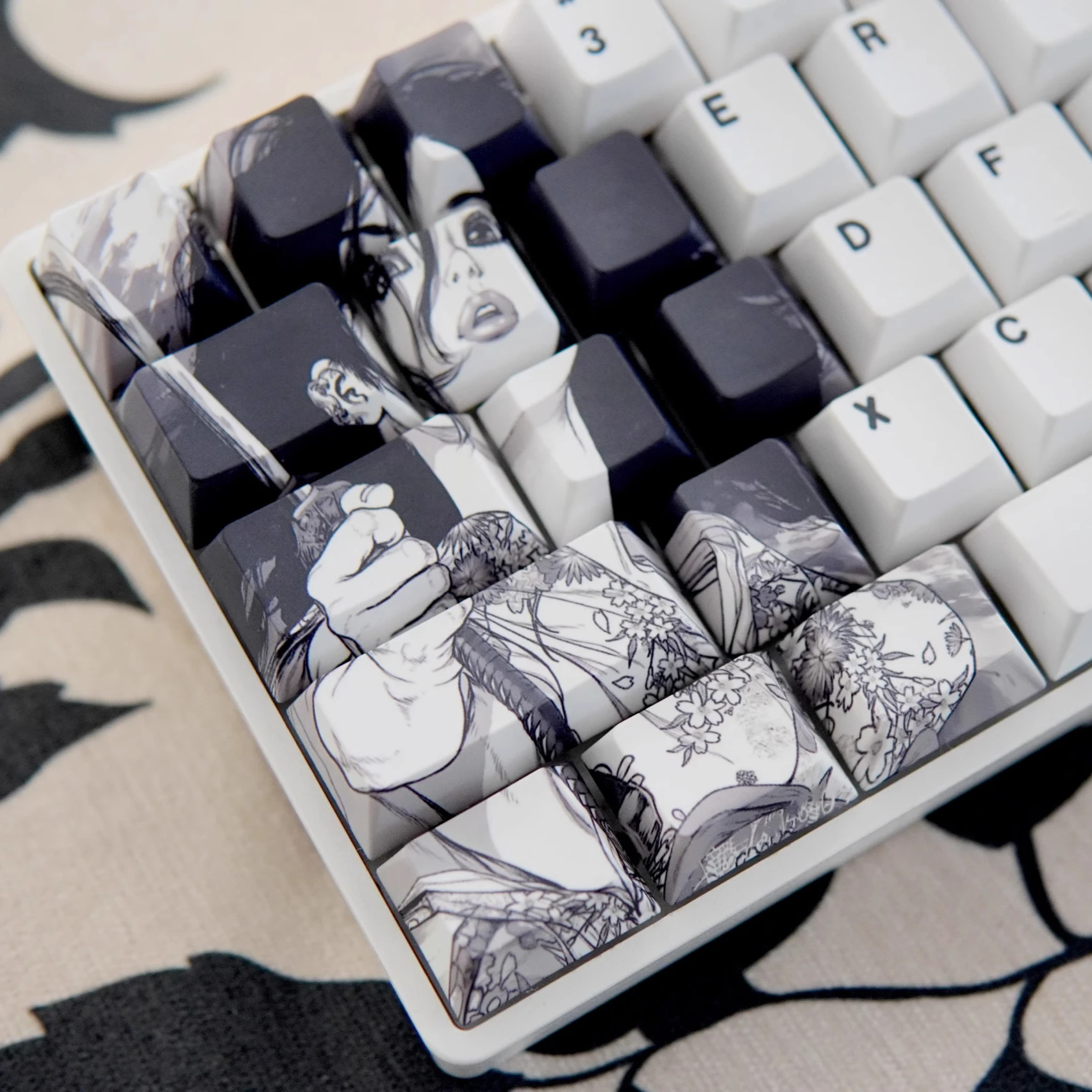 

Original Pbt Sublimation Adaptation Wooting ez63 made68 Mega Lion rs