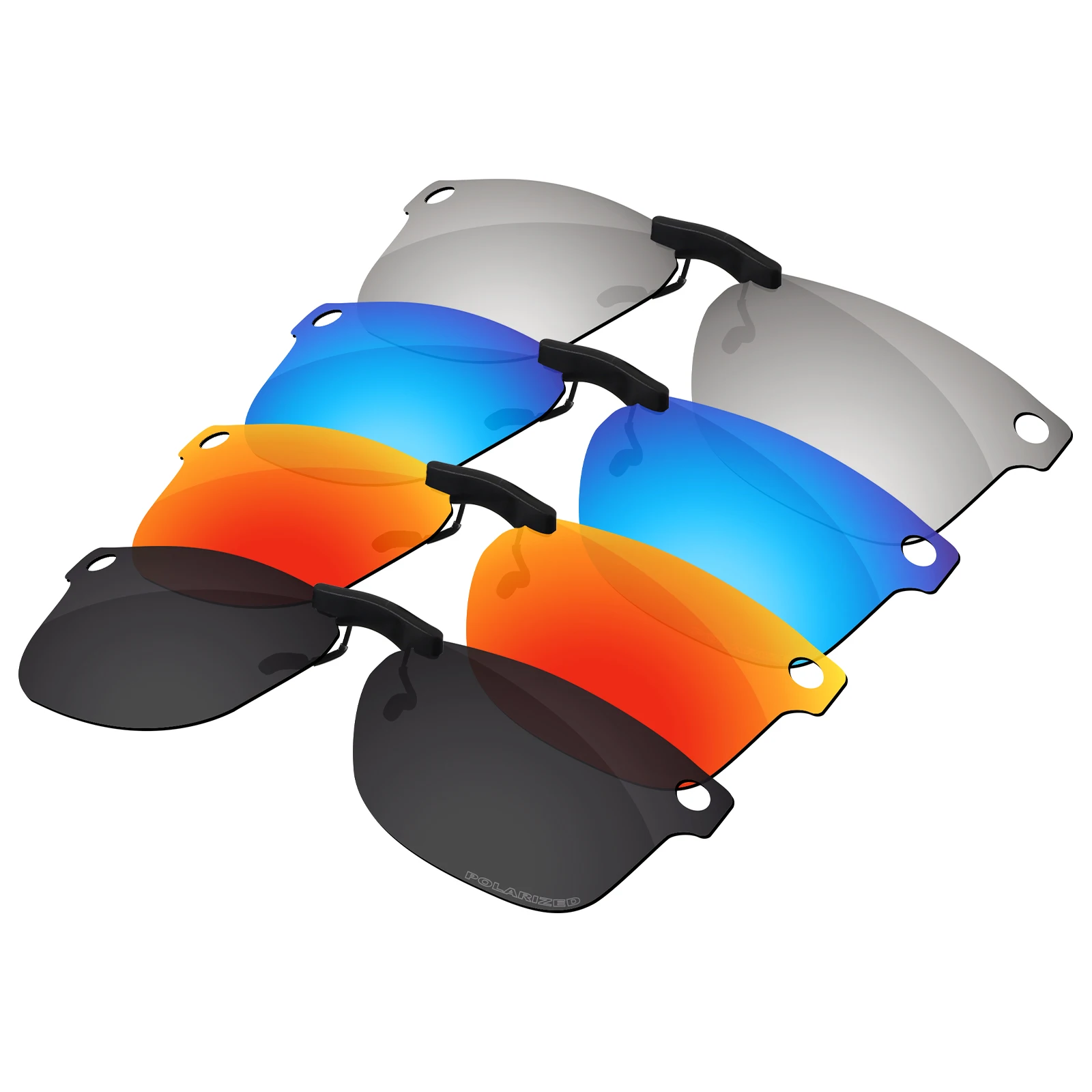 

ELuxonsight Polarized Clip-on Sunglasses Clip onto Eyeglasses for Ray-Ban Meta Wayfarer RW4008 53mm RW4008-53-22 Sunglasses