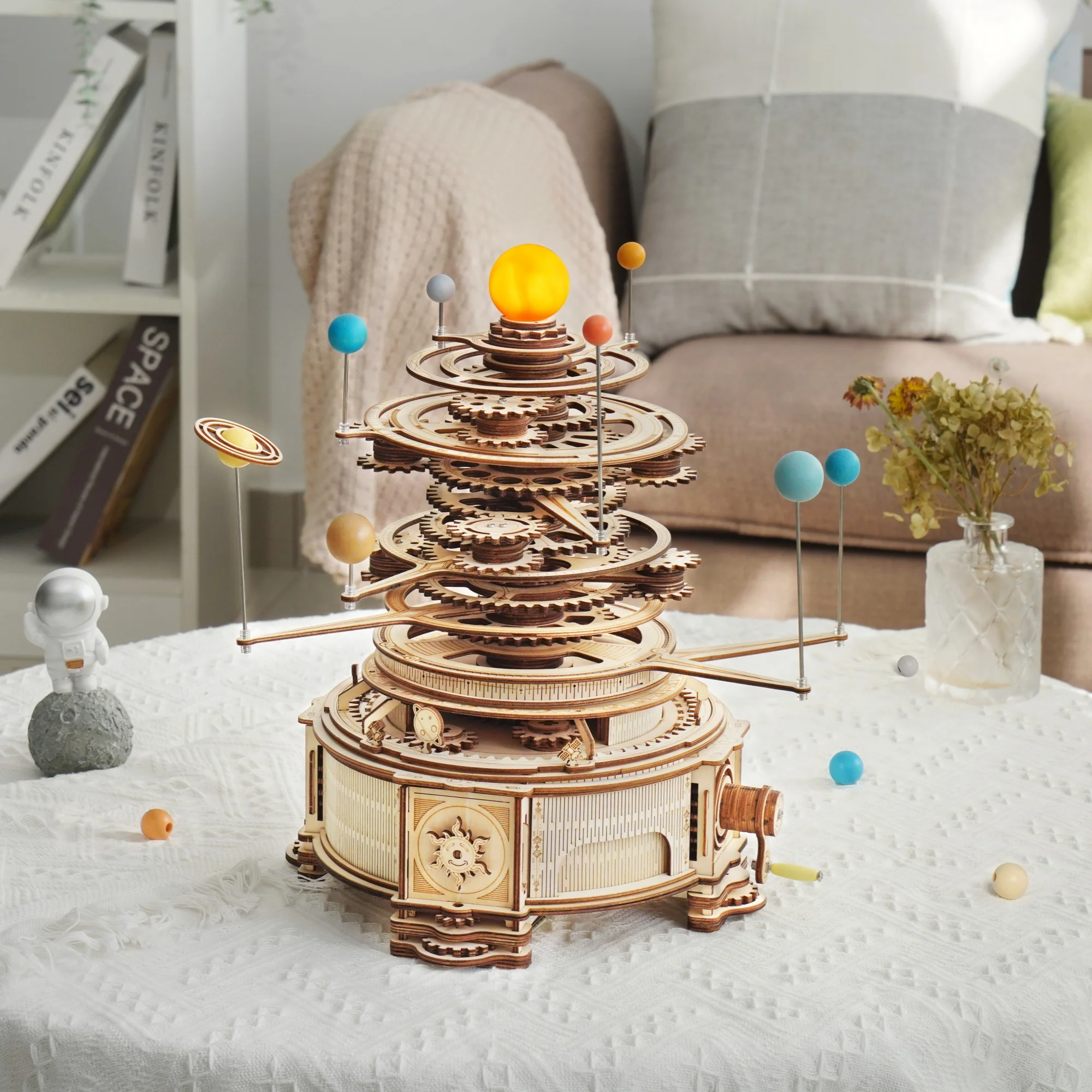 ROKR ของเล่นปริศนาไม้ 3 มิติ - - Solar System Orrery บทวิจารณ์และราคา