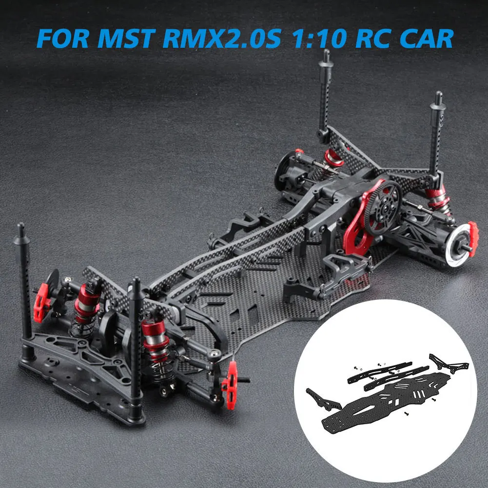 

1:10 Drift Car Carbon Fiber Chassis Upgrade Kit for MST RMX 2.0S