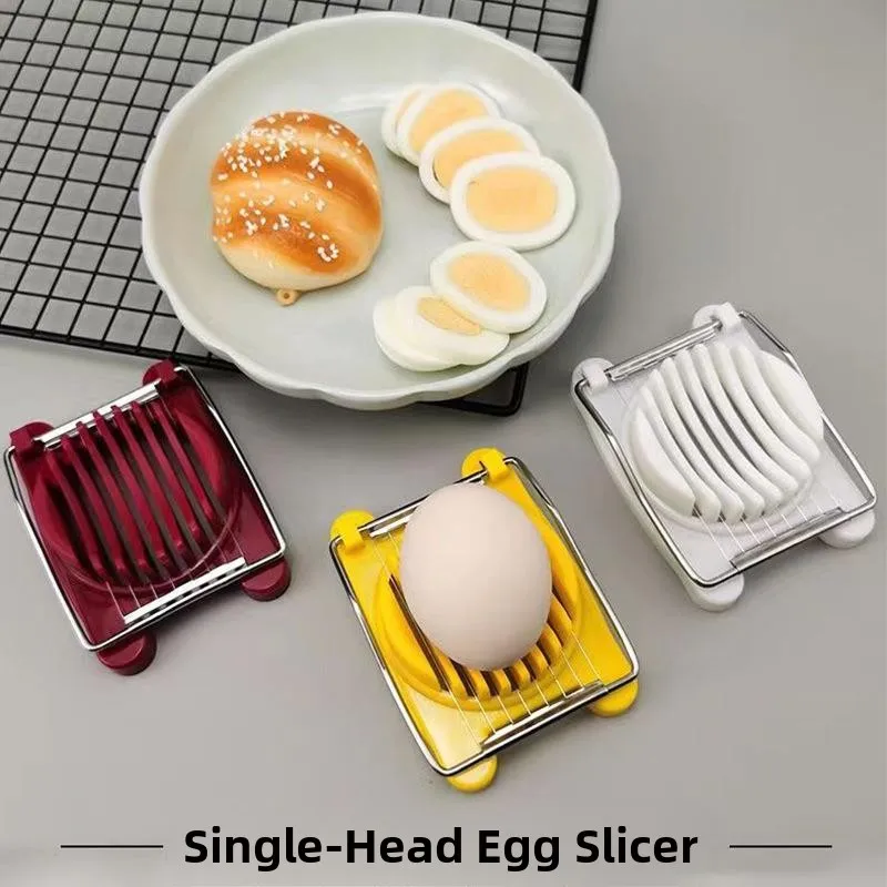 Cortador de Huevos Multifuncional para Uso Doméstico, Cortador de Huevos Duros, Huevos Blandos, Tofu, Divisor de Platos Fríos, Utensilio de Cocina