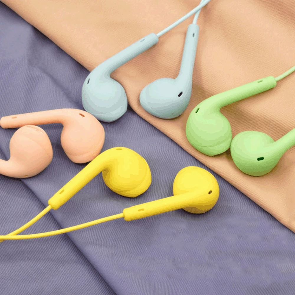Multi-function 3.5MM Wired Earphones Headphones in Ear With Mic Sports Music Earduds Handfree Headsets For Xiaomi Samsung Huawei