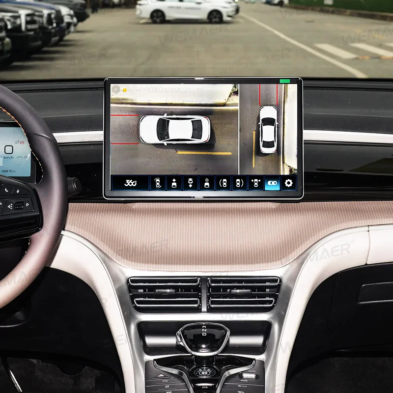 360 Degree 3D Around Surround Bird View Car Panorama Camera System Video Interface Decoder