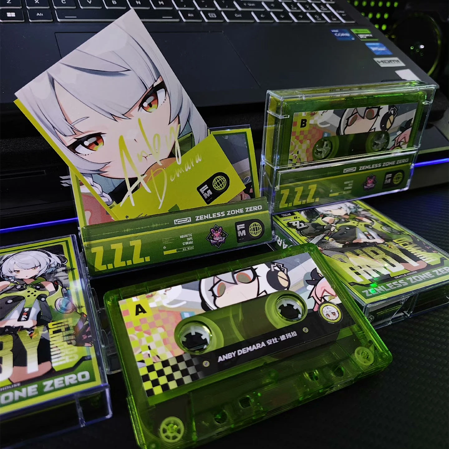 لعبة Zenless Zone Zero Sam Slade شريط الموسيقى Anby Demara OST ألبوم كاسيت كوسبلاي وكمان مسجل صندوق المسارات الصوتية للسيارة هدايا