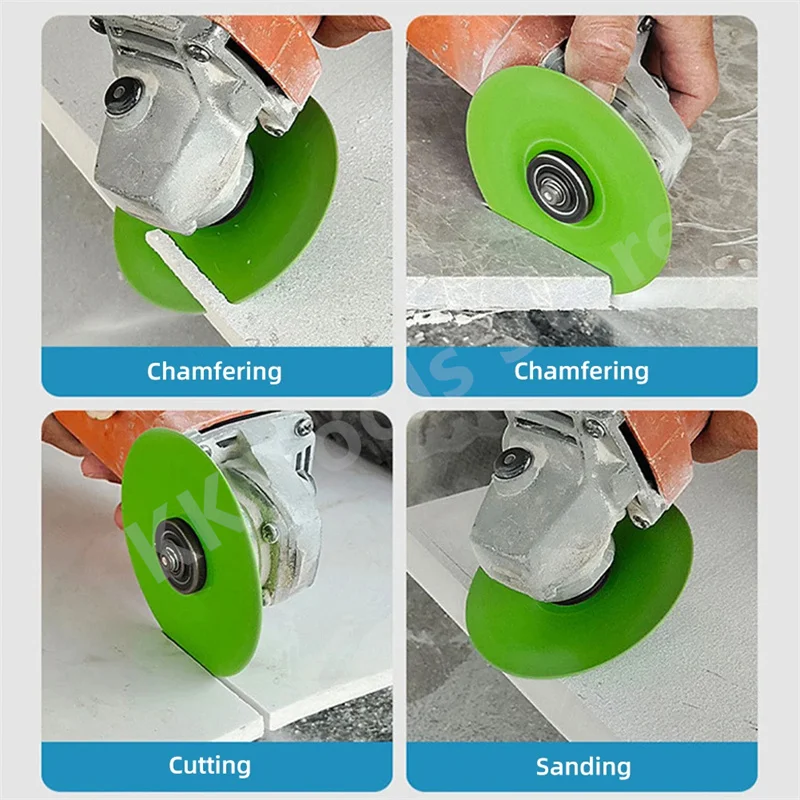 1/2/5pcs 100mm Glass Cutting Disc Diamond Saw Blade Crystal Glass Wine Bottles Grinding Chamfering Ultra-thin Cutting Blade