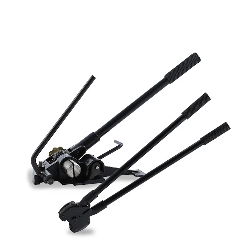 

Ручной комбинированный натяжитель-зажим с зубчатым механизмом для стальной ленты, инструмент для обвязки 32-мм пищевой упаковки