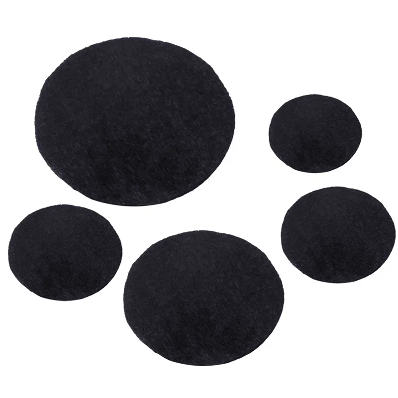 B03C-Black Adhesive Back Felt Sheets Fabric Sticky Back Sheets Self-Adhesive Durable And Water Resistant, 30 PCS
