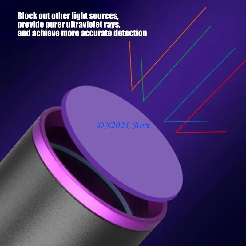 F3KE High Power Ultraviolets Blacklight Flashlight 50Lumens For Detecting Fake Banknotes And Identifying Gemstones Flaws