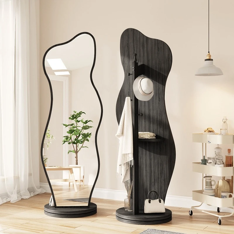 

Heterosexual rotating full body mirror high definition non-deformation household full-length mirror living room landing