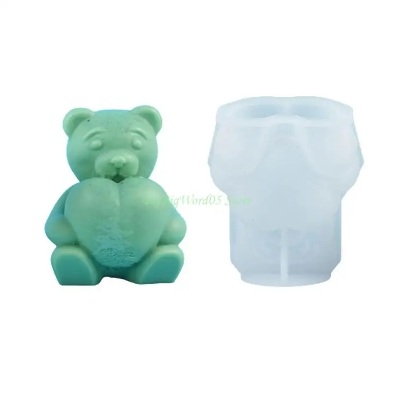 24TE الحرف اليدوية صنع قوالب هندسية سيليكون DIY الروائح صب اليدوية #4