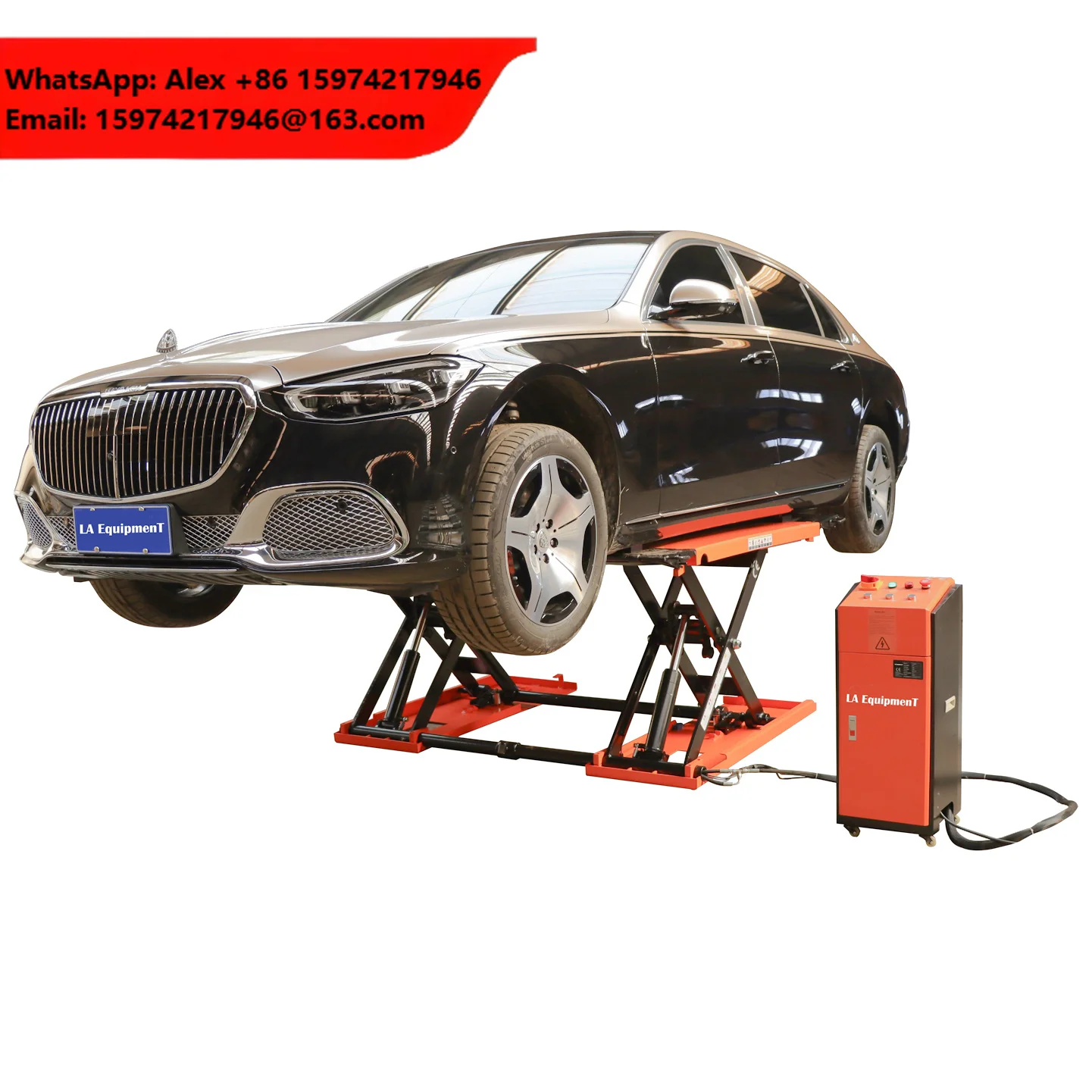 Low Rise Small Scissor Movable Car Lift (Electric Release)