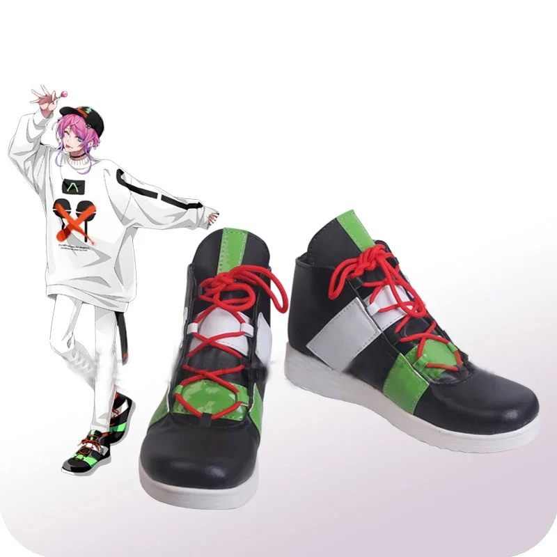 

Гипноз Mic Division Rap Battle The Dirty Dawg Ramuda Amemura Обувь для косплея Сапоги Хэллоуин Косплей Костюм Аксессуар