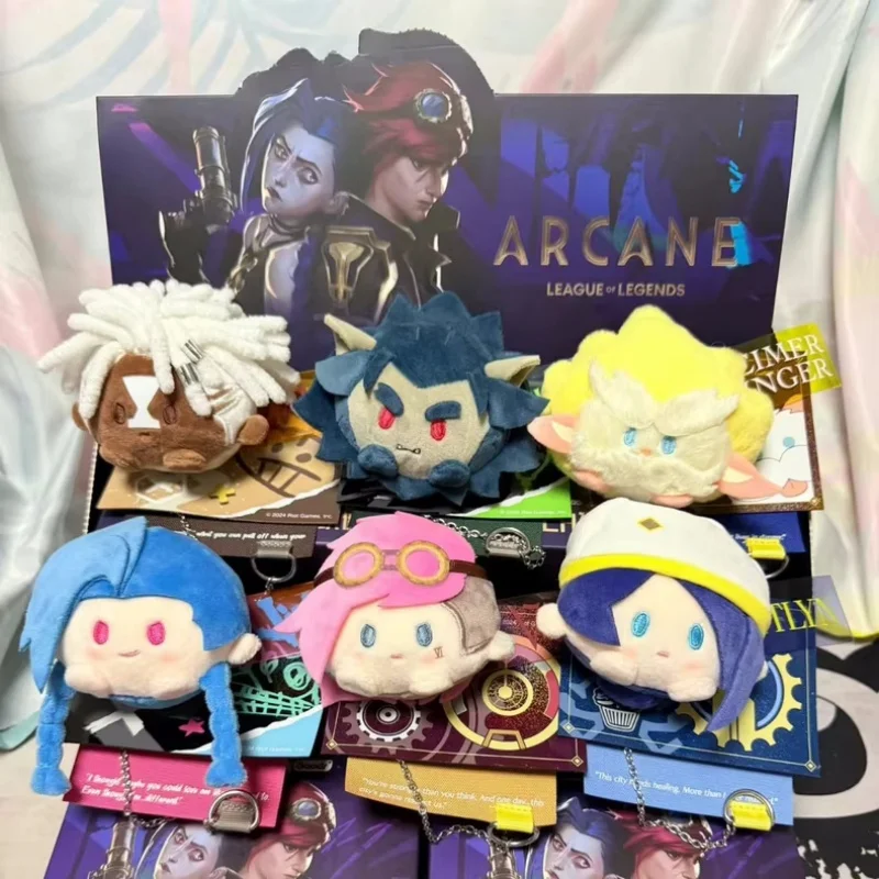 

League Of Legends Jinx The Sheriff Of Piltover Blind Box Collectible Game Character Backpack Decoration Toy Birthday Gift