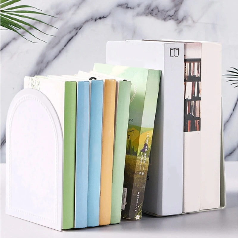 

L-Shaped Bookends Practical Book End Desk Bookshelf Book Support Book Holders Shelf Decorative Bookends For Students