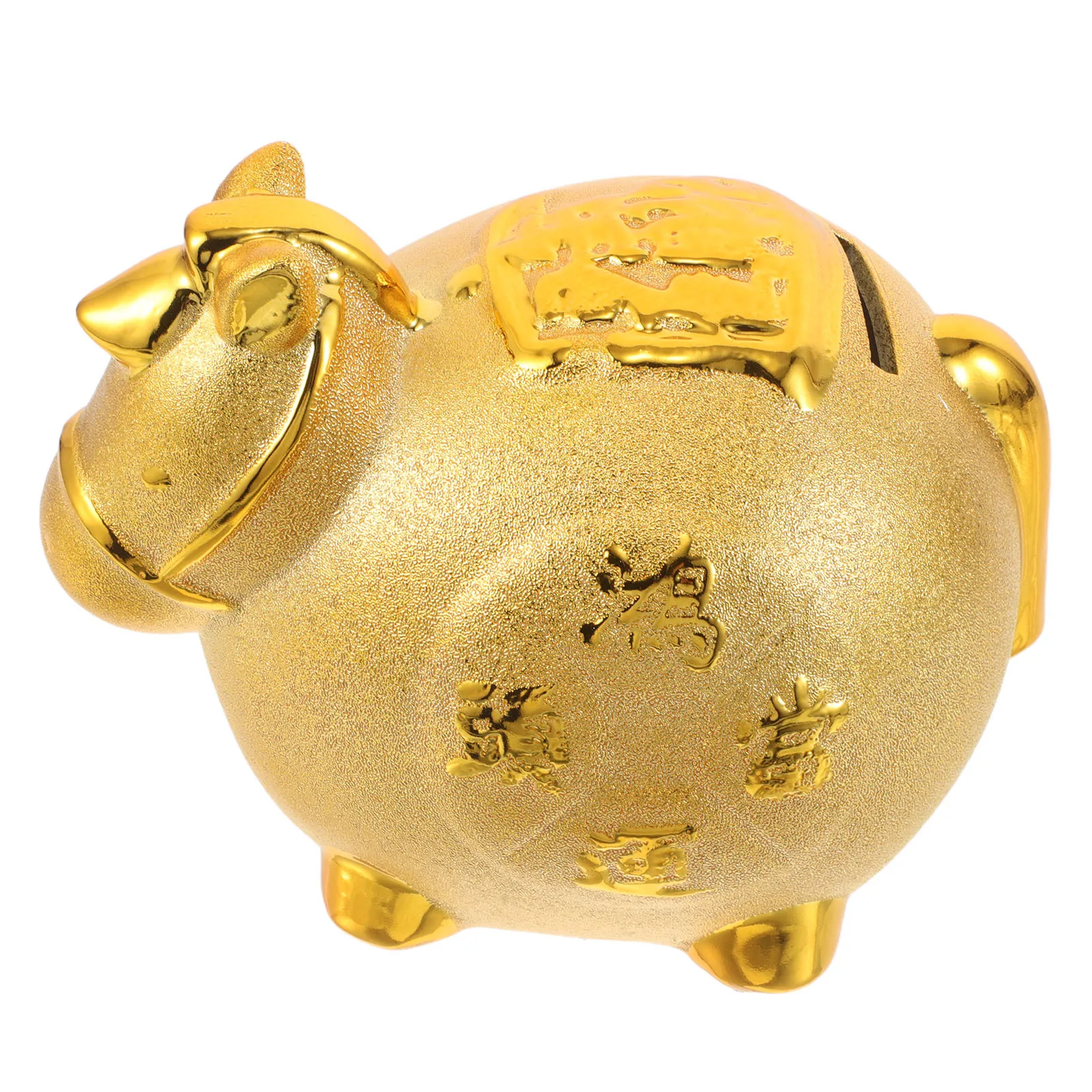 

Ceramic Horse Piggy Bank 2026 Zodiac Animal Money Saving Box Fengshui Porcelain Horse Coin Jar Chinese New Year Wealth