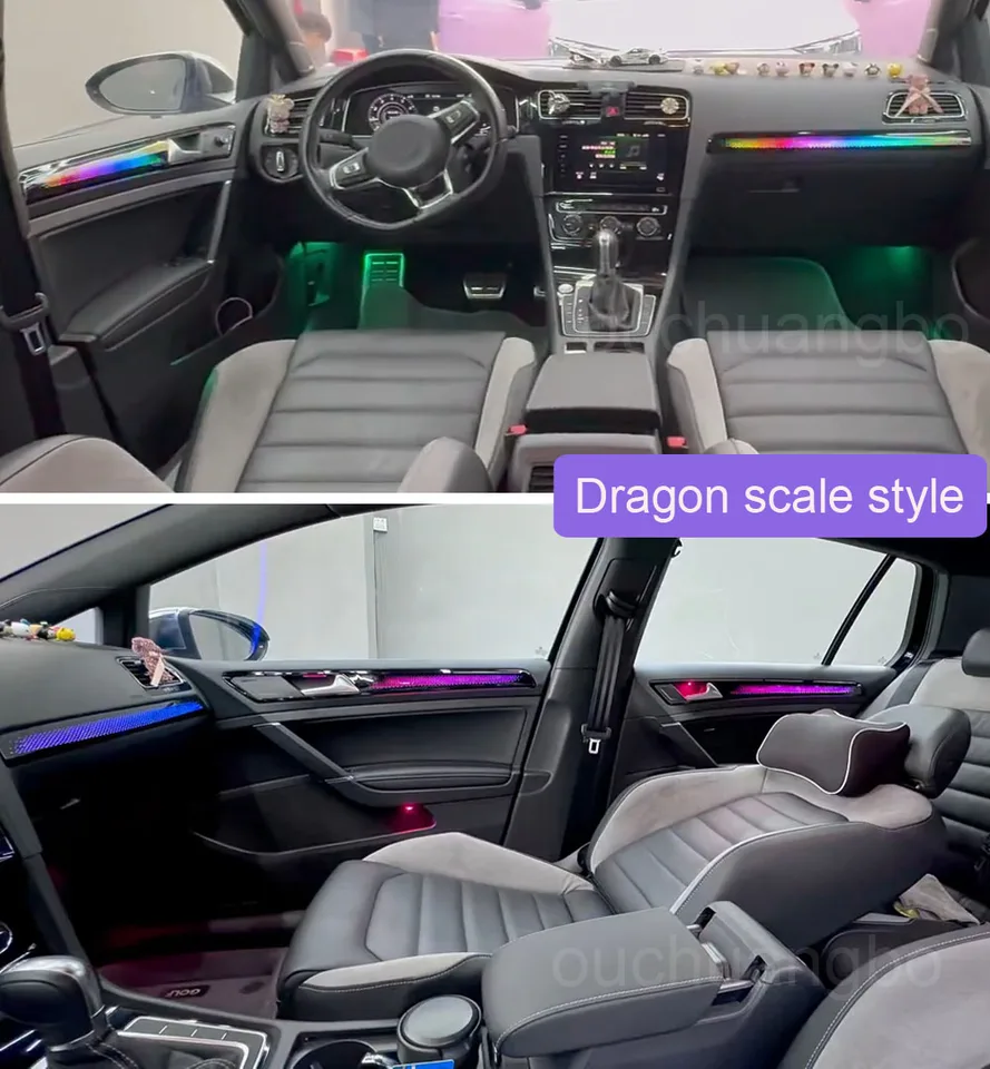 Ouchuangbo LEDバックライト ゴルフ7 gti 7.5 Mk7 2013-2021用