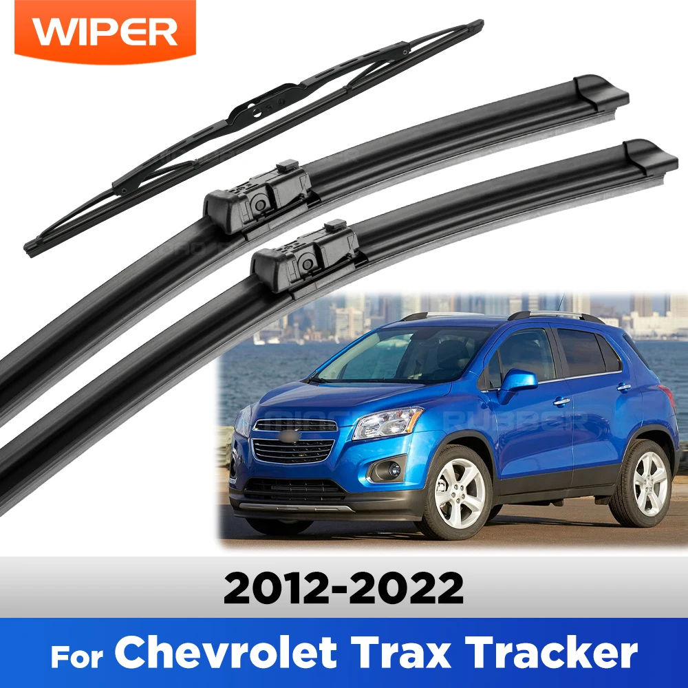

For Chevrolet Trax Tracker 2012-2022 2013 2014 Wiper Front & Rear Wiper Blades Windshield Windscreen Window Brushes 26"+14"+10"