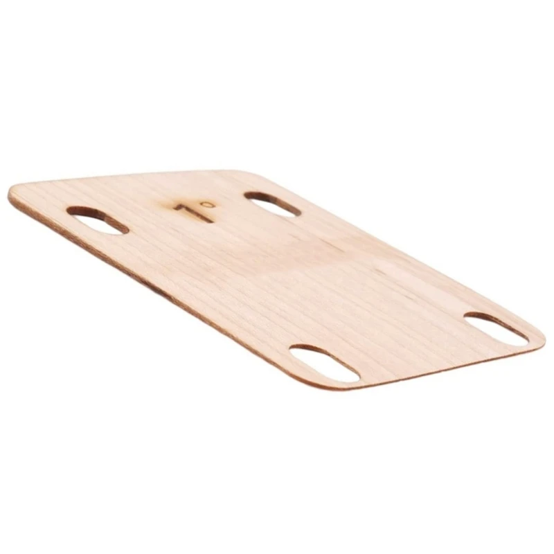 Guitar Neck Shims,Made of Solid Maple Neck Plate for Bolt-on Neck Protective Guitar Neck Spacers Guitar Neck Gasket