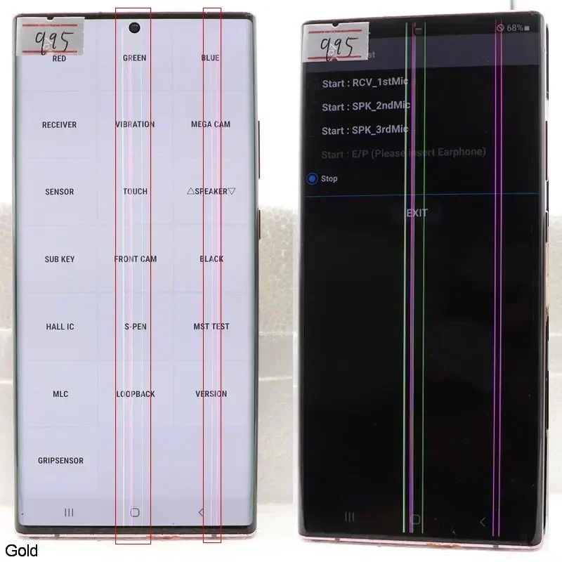 Super AMOLED Display Note 20 ultra With Frame LCD For Samsung Galaxy Note20 Ultra 5G N986B N985F Touch Screen Digitizer Assembly