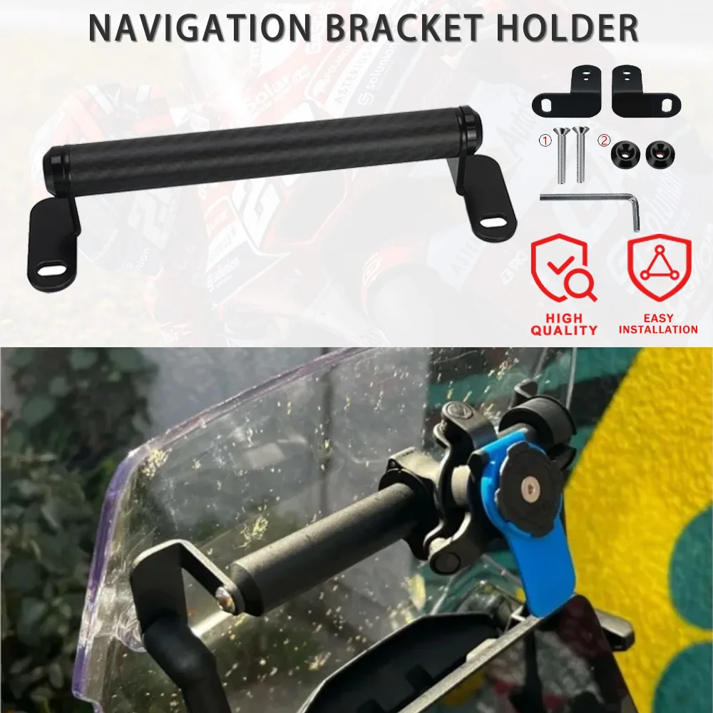 

650MT Motorcycle For CFMOTO CF MOTO CF650MT Carbon Fiber Navigation Bracket Holder GPS Phone Bracket 650 MT mt CF 650MT 650mt