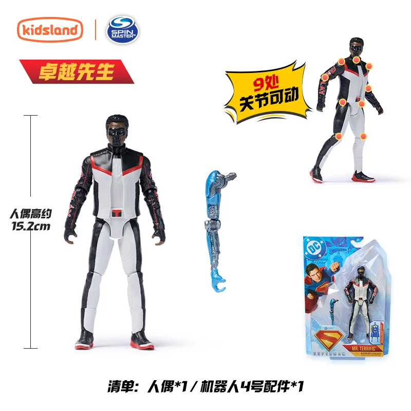 Spinmaster Dc Action Figures Doll Superman Eagle Girl Anime Model Handmade Children'S Toy 15.2cm Model Gift - Image 6