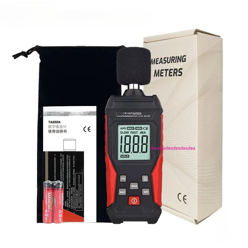 

Decibel Detector TA650A Noise Tester, Home Volume Measurement Sound Detector Noise Meter