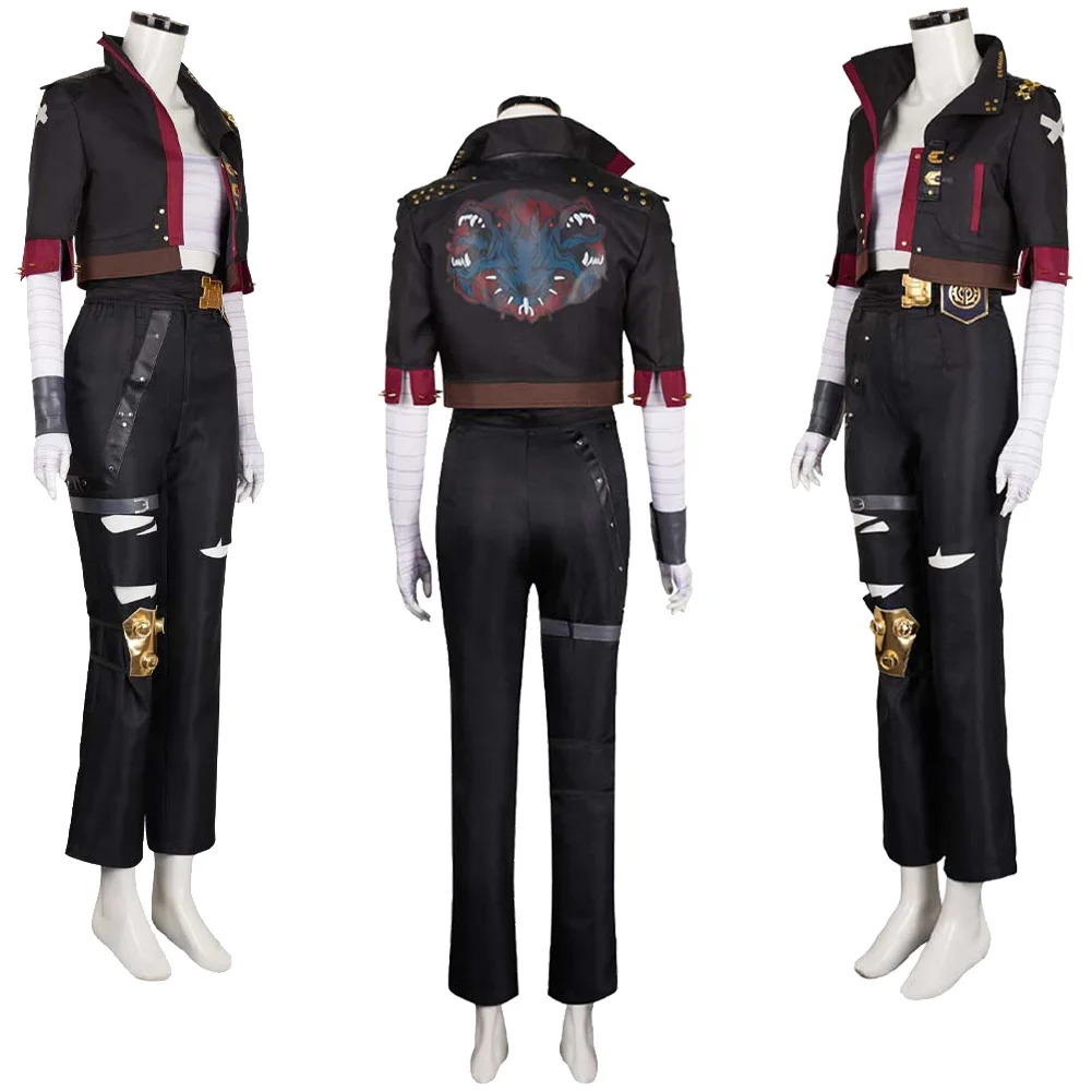 Disfraz Arcane Vi Cosplay trajes de boxeo ropa 2024 juego LoL TV 2 disfraz de fantasía mujer juego de rol vestido elegante ropa de fiesta