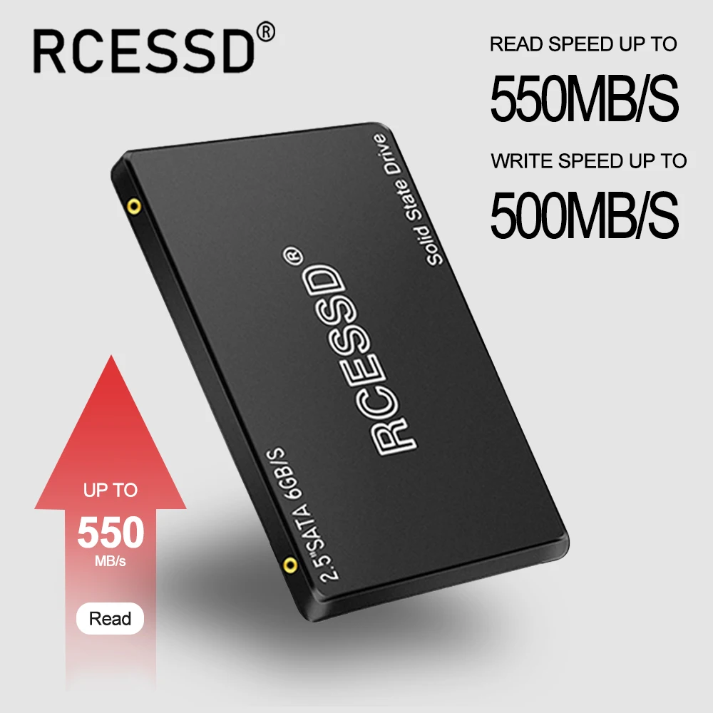 RCESSD Metal SSD 240GB 120GB 4TB 2.5 Inch Disk Drive Hd Hdd 64GB 128GB Solid State Drive for PC SSD 256GB Hard drive