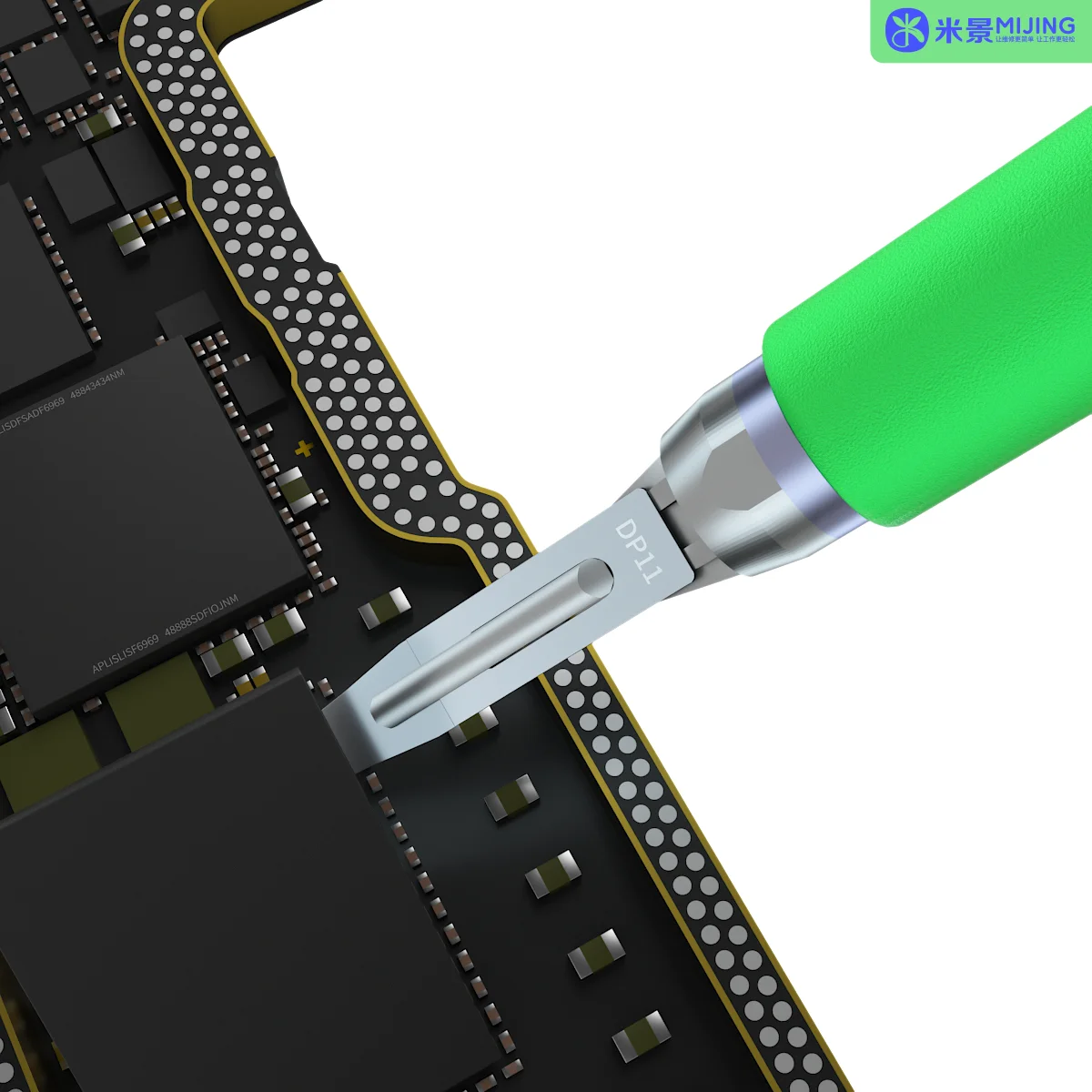 Imagem -06 - Cpu Nand Glue Removal Blade Placa-mãe Bga Chip Raspador Pry Knife Vidro Traseiro Desmontagem Ferramentas Manuais Telefone Móvel Mijing-kc8