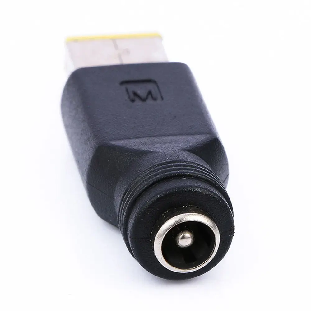 DC Round To Square End 5.5 × 2.1/ 2.5mm To Square for Lenovo ThinkPad Power Charger Plug Laptop Adapter Converter Connectors