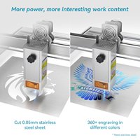 ATOMSTACK M150 Module 160W 6 Diode Cores 0.08x0.1mm Spot Engraving Head for A40 X40 S40 X30 X20 S10 X7 A5 PRO DIY Engraver