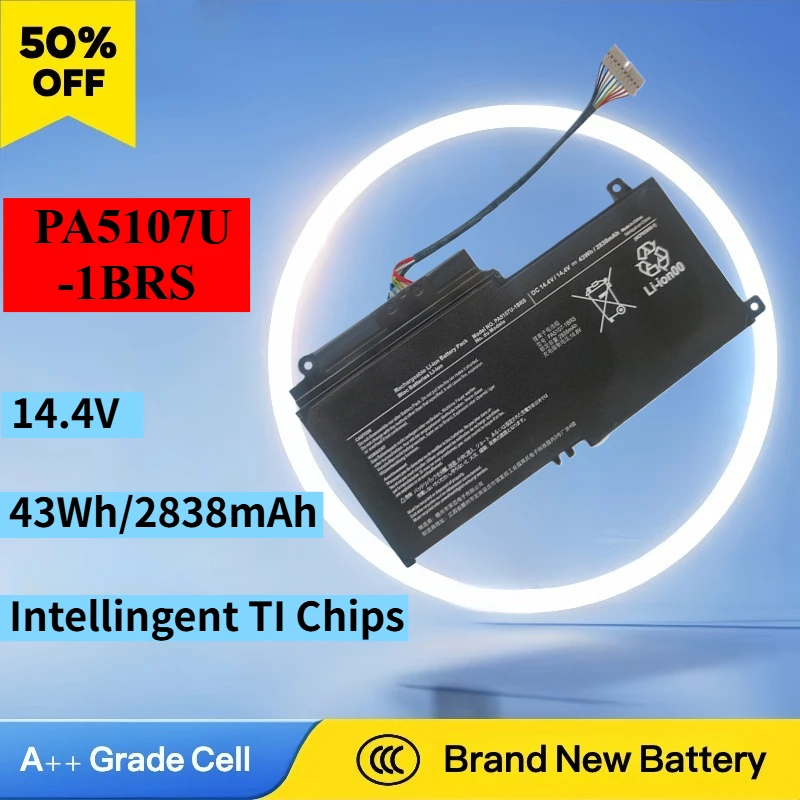 

Brand New PA5107U-1BRS PA5107U Battery for Toshiba Satellite L45 L45D L50 P55 L55 L55T P50-A P55 P55-A5312 S55-A5294 P000573230