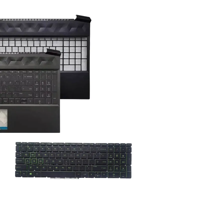 

New For Pavilion Gaming 15-EC TPN-Q229 Series Laptop Palmrest Upper Case Cover With Keyboard