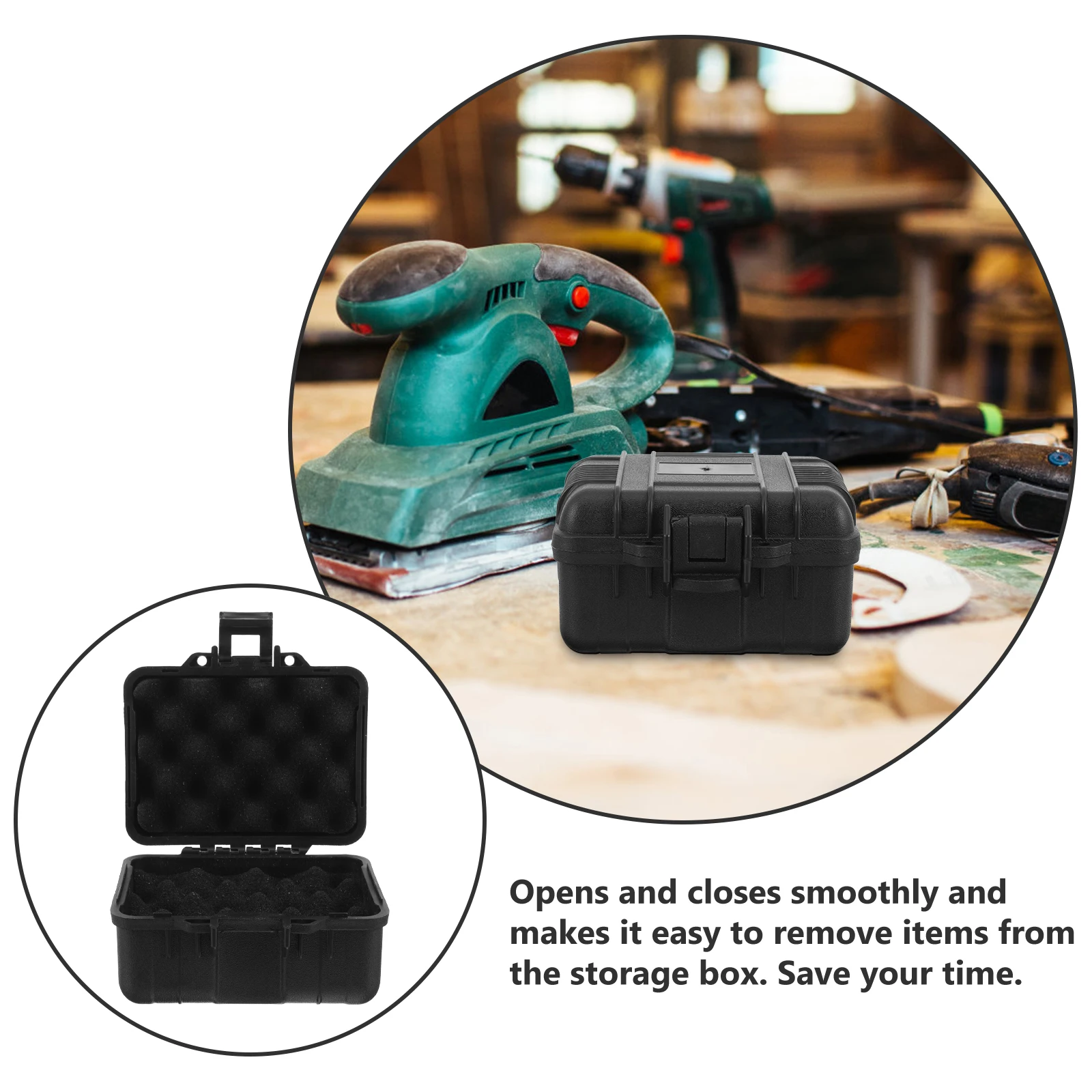 

1pcs Thick Large Capacity Medicine Storage Box Protective Tools Case Reinforced Handle Multi-Purpose Portable Toolbox Hardware