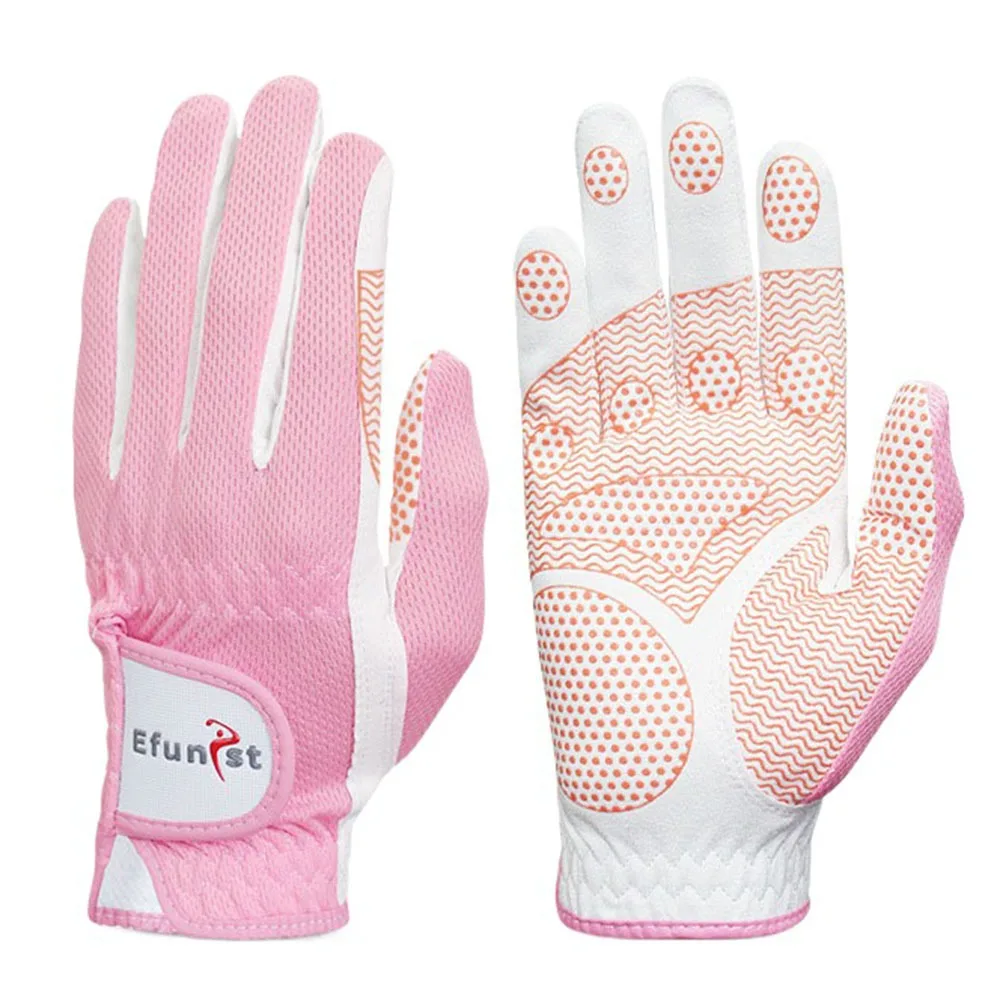 

Breathable Women's Golf Gloves Wear Resistant Comfort Full Finger Golf Gloves Durable Left Hand & Right Hand Golf Mittens