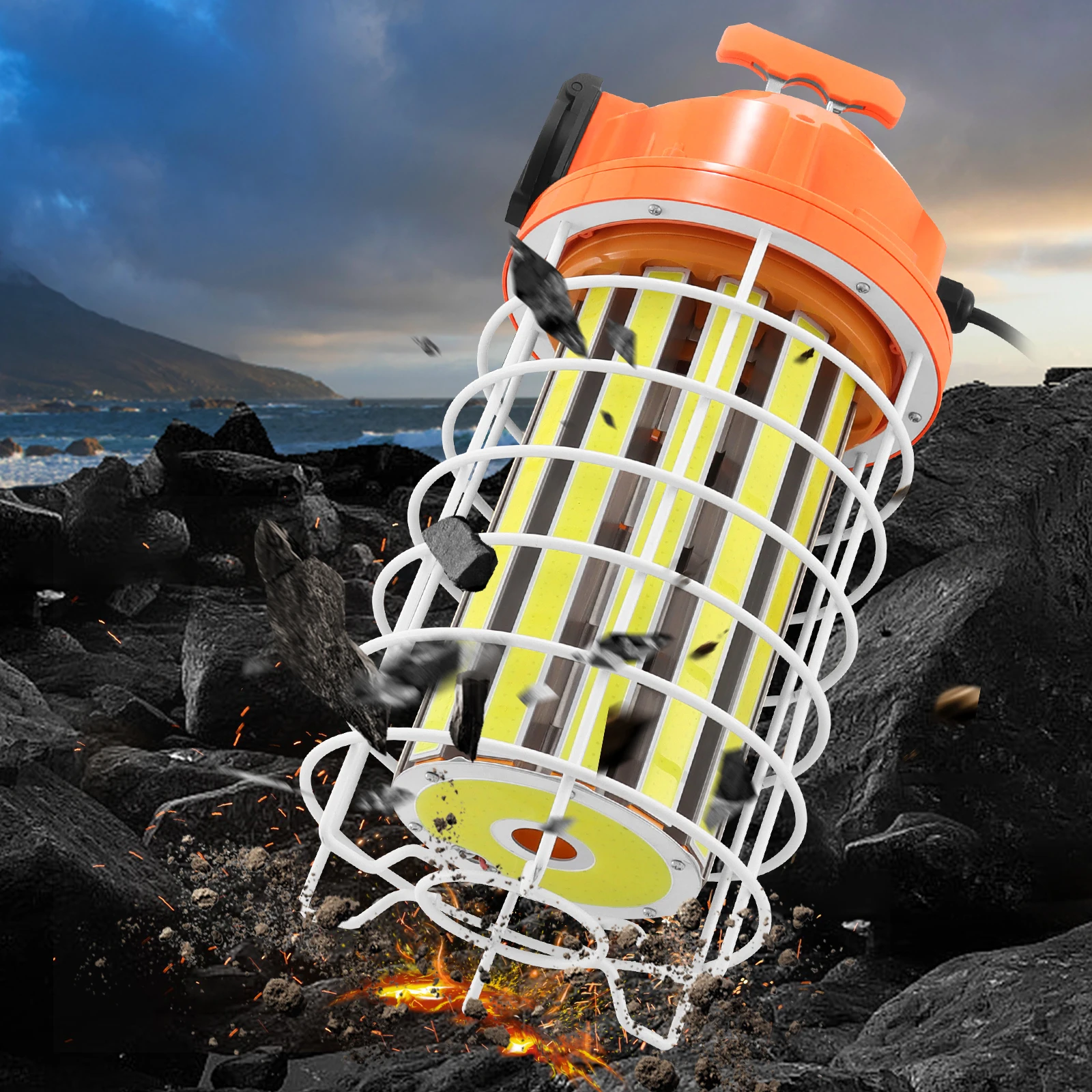 Work Lights Led Temporary Truck Work Light For Temporary Double Waterproof IP65 Construction Site Use LED Work Lamp