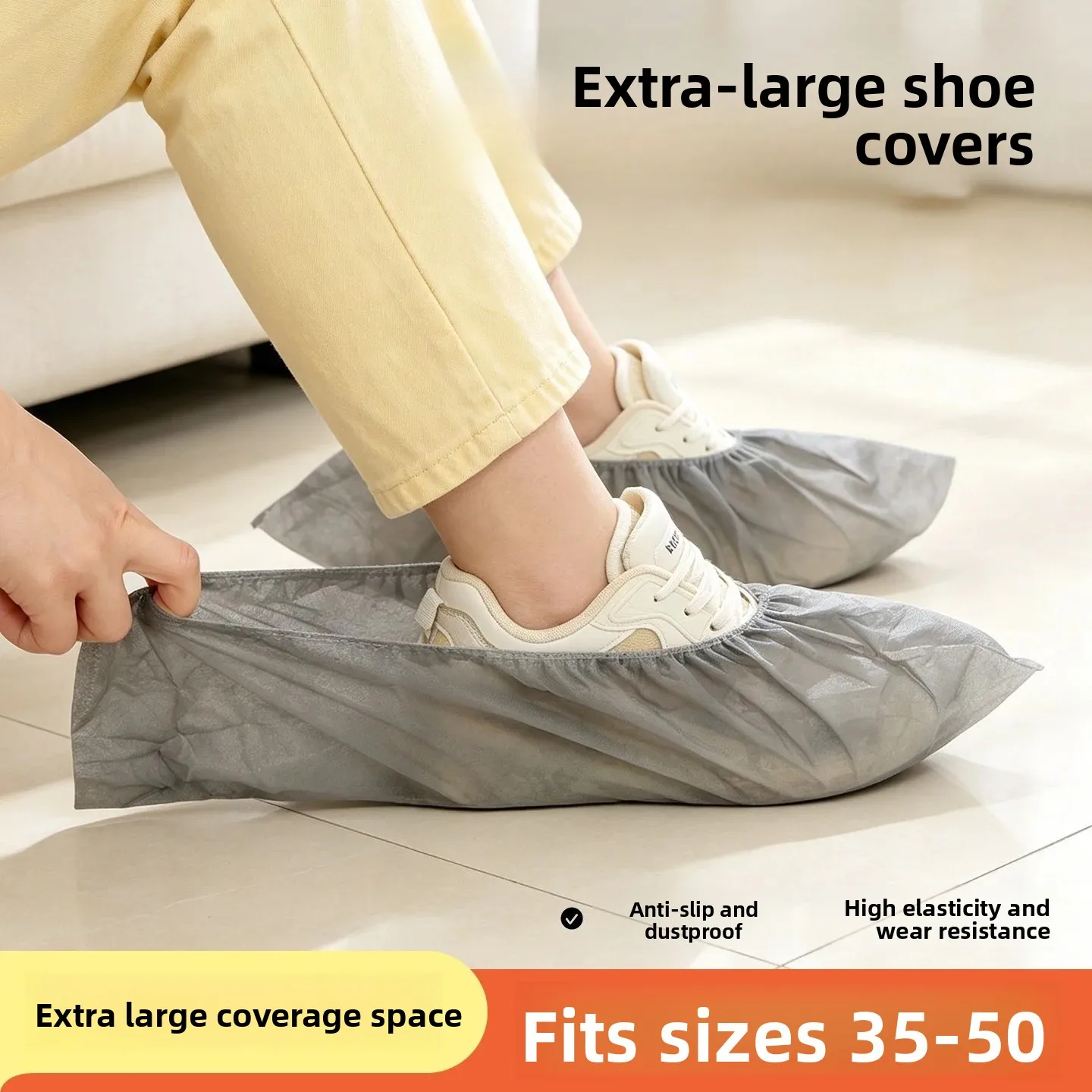 thickened-large-size-shoe-covers-disposable-non-woven-indoor-anti-slip-men's-sports-shoes-wear-resistant-foot-covers