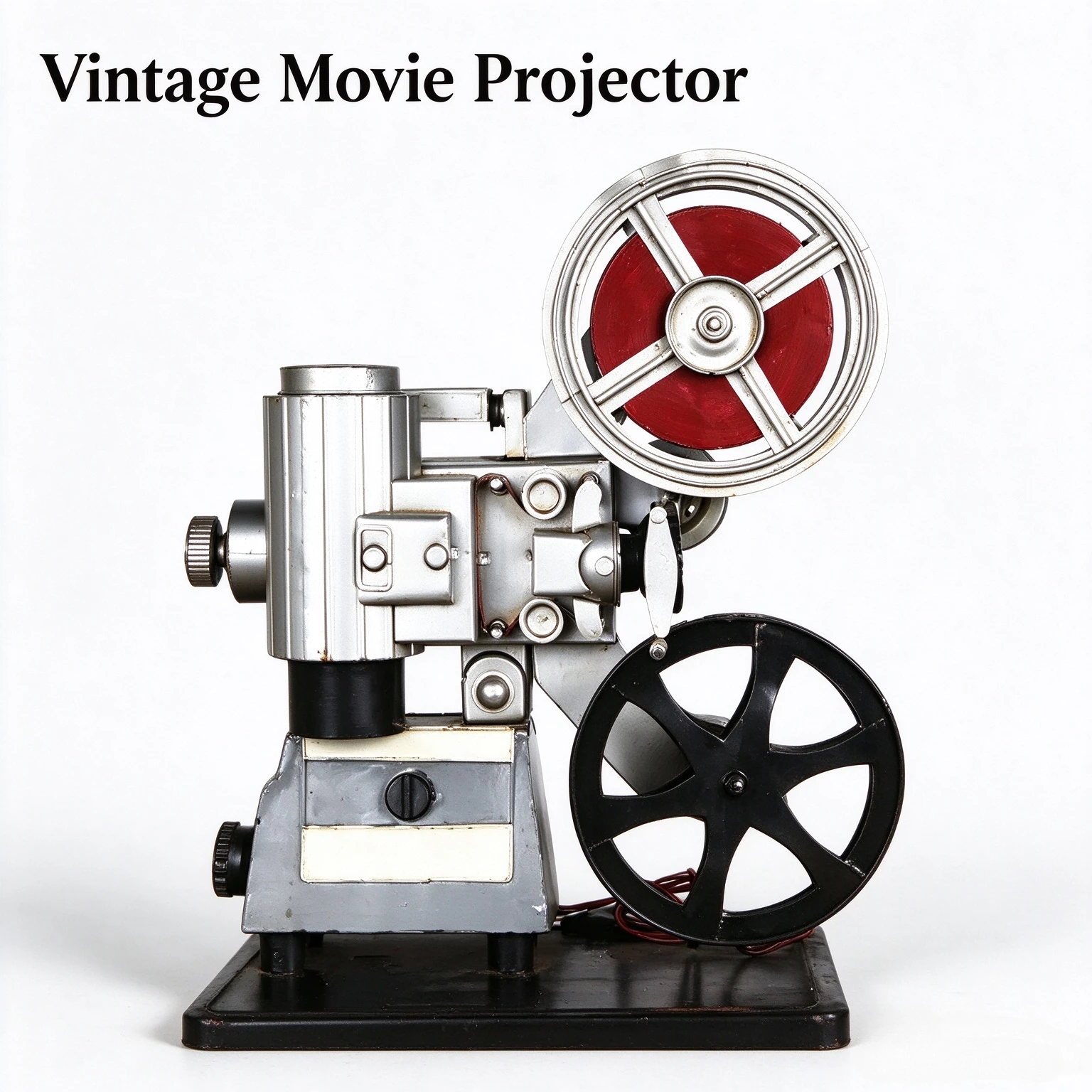 Vintage Movie Projector Decor Model, Hand‑Forged Iron Retro Ornament for Shop & Household Display