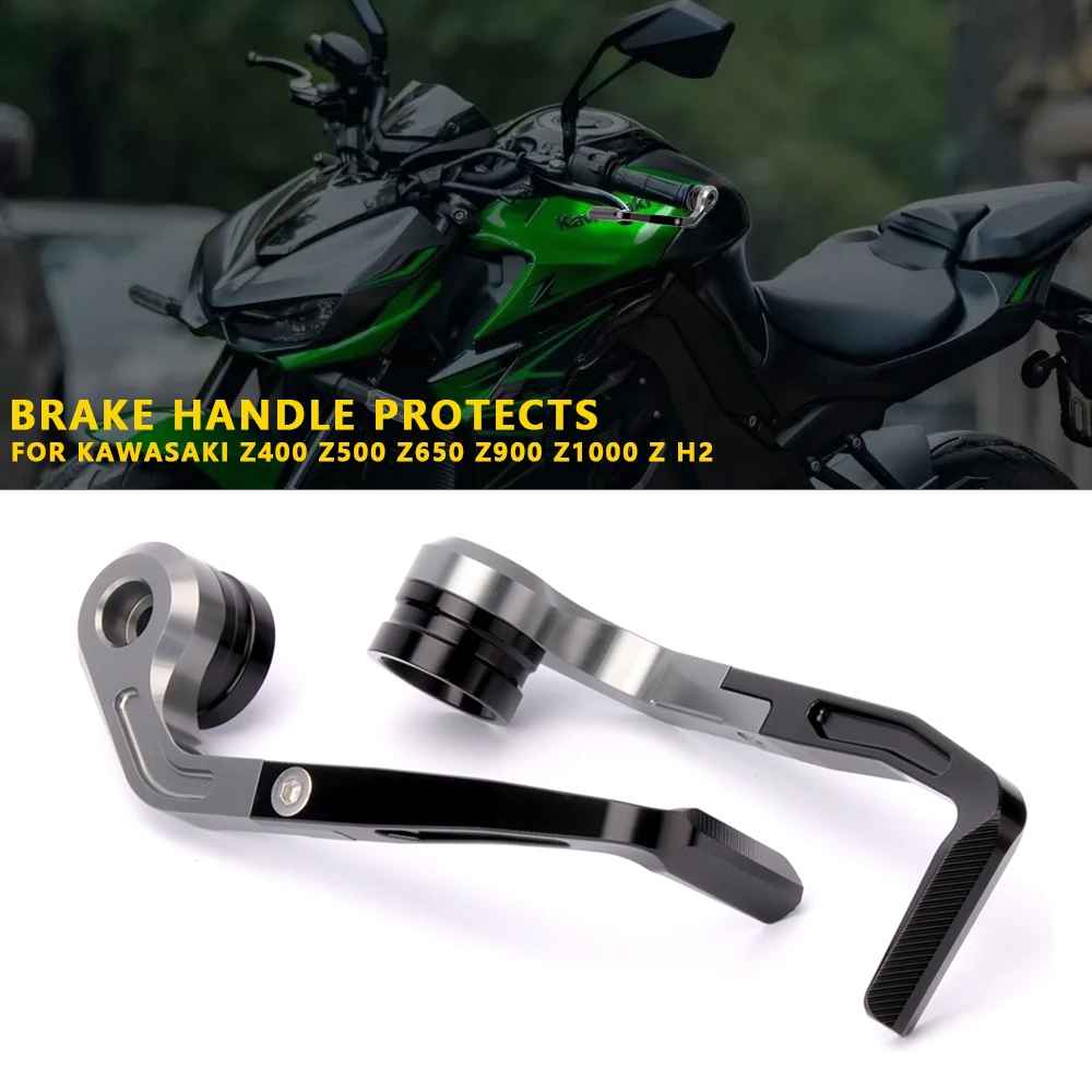 For Kawasaki Universal Motorcycl CNC Aluminum accessories HandleBar Lever Guards protector handguard z400 z500 z650 z900 z1000