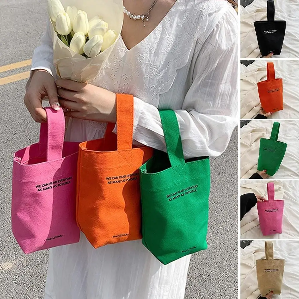 Letters Canvas Large Capacity Shoulder Crossbody Bags Handbags Shopper Bag Purse