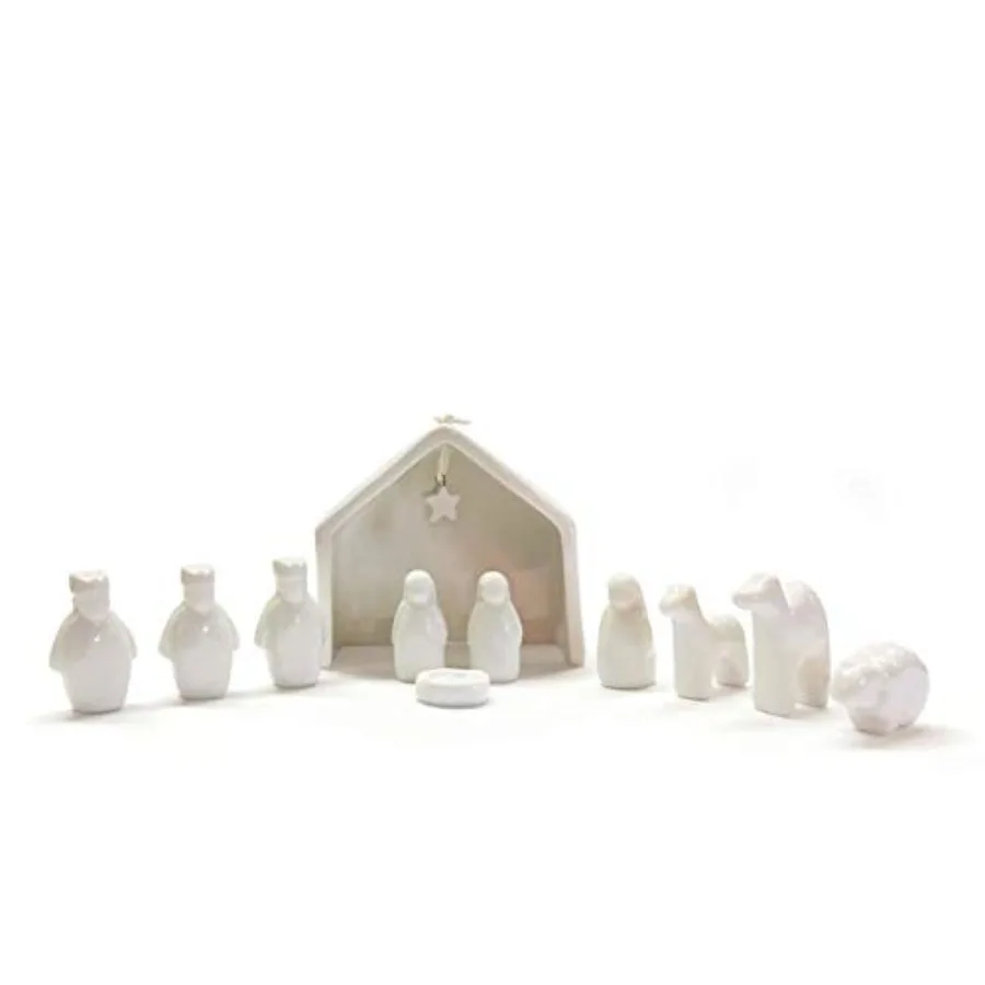 

11 Pieces Miniature Nativity Set in Gift Box