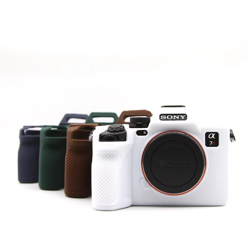 Silicon Sleeve Armor Case Body Cover Protector Frame Skin for Sony a7r5 a7rm5 A7RV A7R V Mirrorless Camera Protective Video Bag