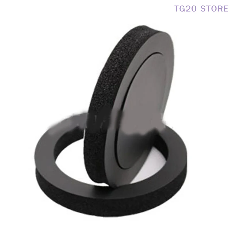 2 قطعة أسود 6.5 بوصة المطاط رغوة مكبر صوت للسيارة حلقة باس مكبرات الصوت الصوت حلقة عزل ذاتية اللصق