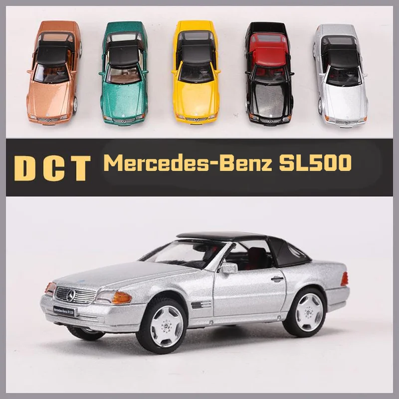 1:64 Mercedes-Benz SL500 Supercar Convertible Alloy Car Diecasts & Toy Vehicles Car Model Miniature Scale Model Car For Children