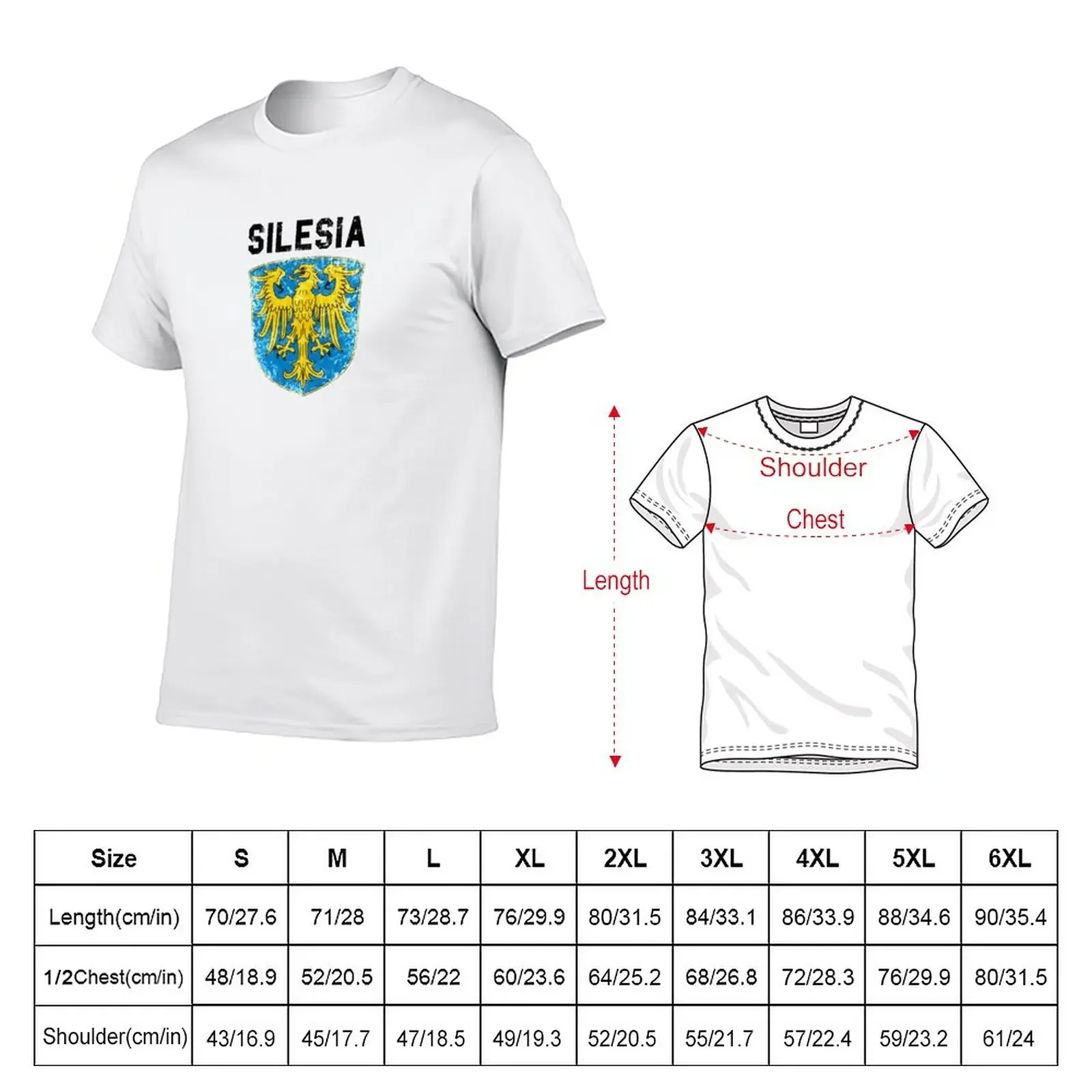 New Upper Silesia T-Shirt t shirt man boys white t shirts vintage t shirt mens shirts pack