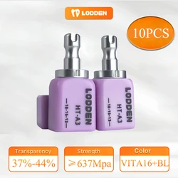 10 Stück Lodden Lithium-Disilikat-Blöcke C14 Dental Glaskeramikwürfel LT/MT/MO/HT für CAD CAM Sirona Cerec Frässystem