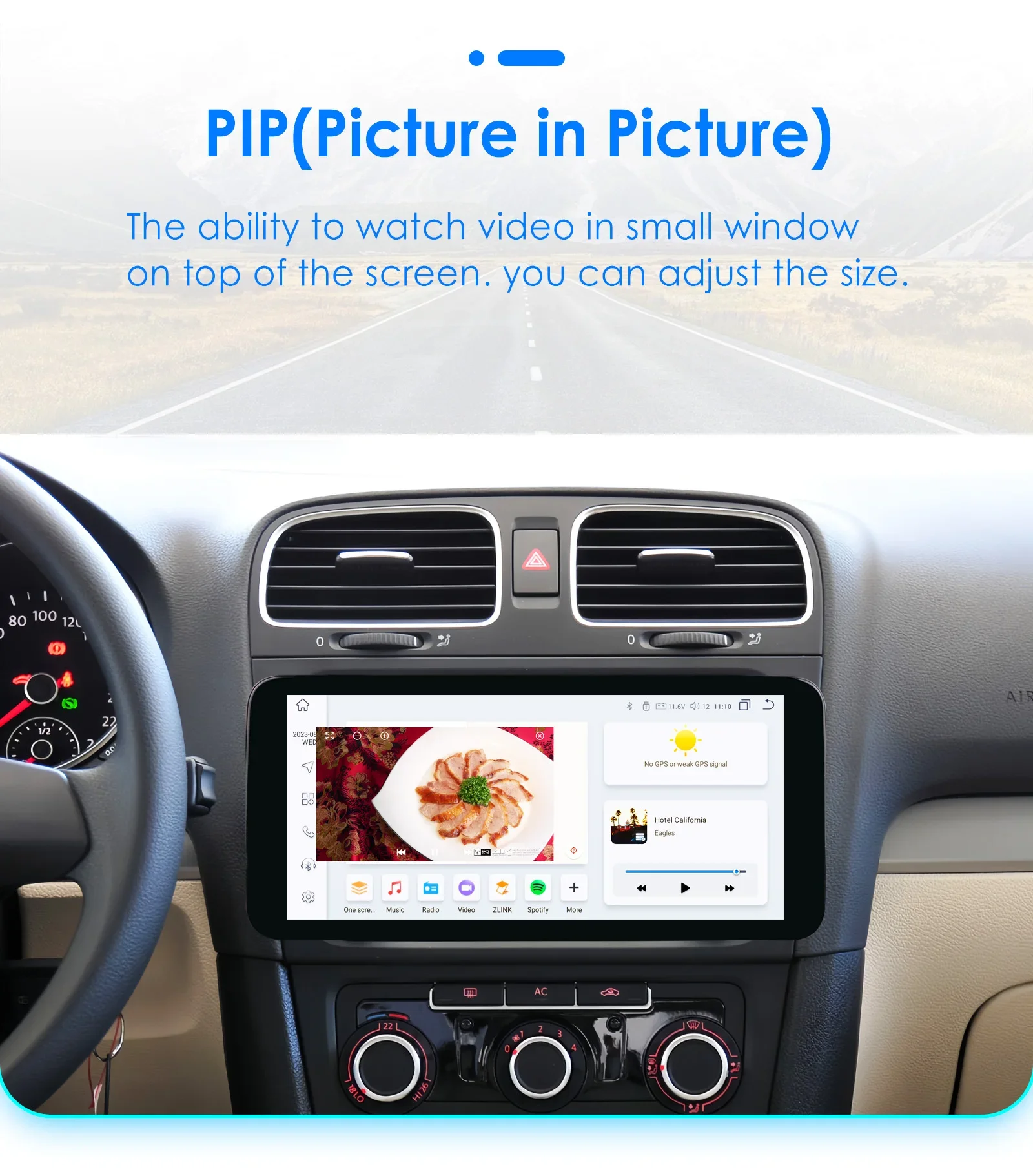 10.33 2Din Carplay Android Car Radio for Volkswagen Golf 5 6 Polo Passat B6 B7 CC Skoda Jetta Multimedia Car Intelligent Systems